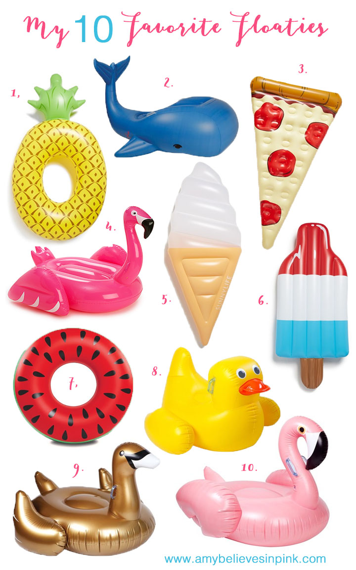 My 10 Favorite Floaties for Summer - Amy Littleson