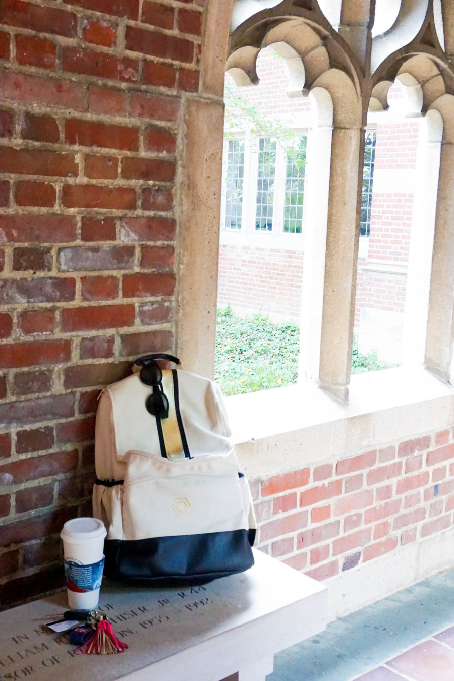 amy-littleson-from-i-believe-in-pink-wearing-madeline-and-company-backpack-green-tobi-blouse-and-leopard-flats-at-the-university-of-richmond-8