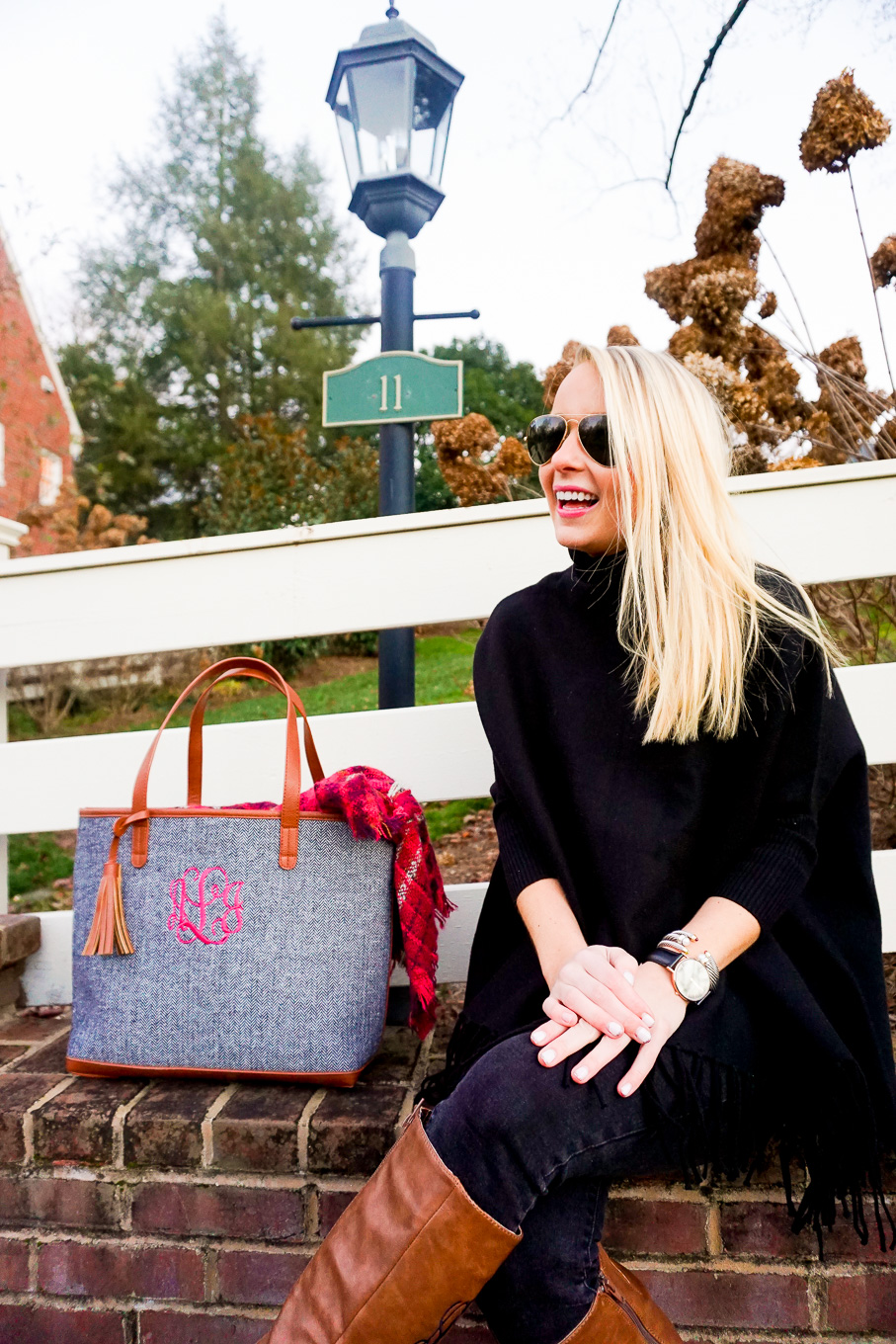amy-littleson-from-i-believe-in-pink-in-united-monograms-monogram-boots-and-tote-with-a-black-tassel-poncho-10