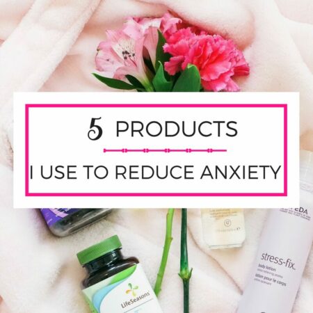 stress relieving lotion and vitamins