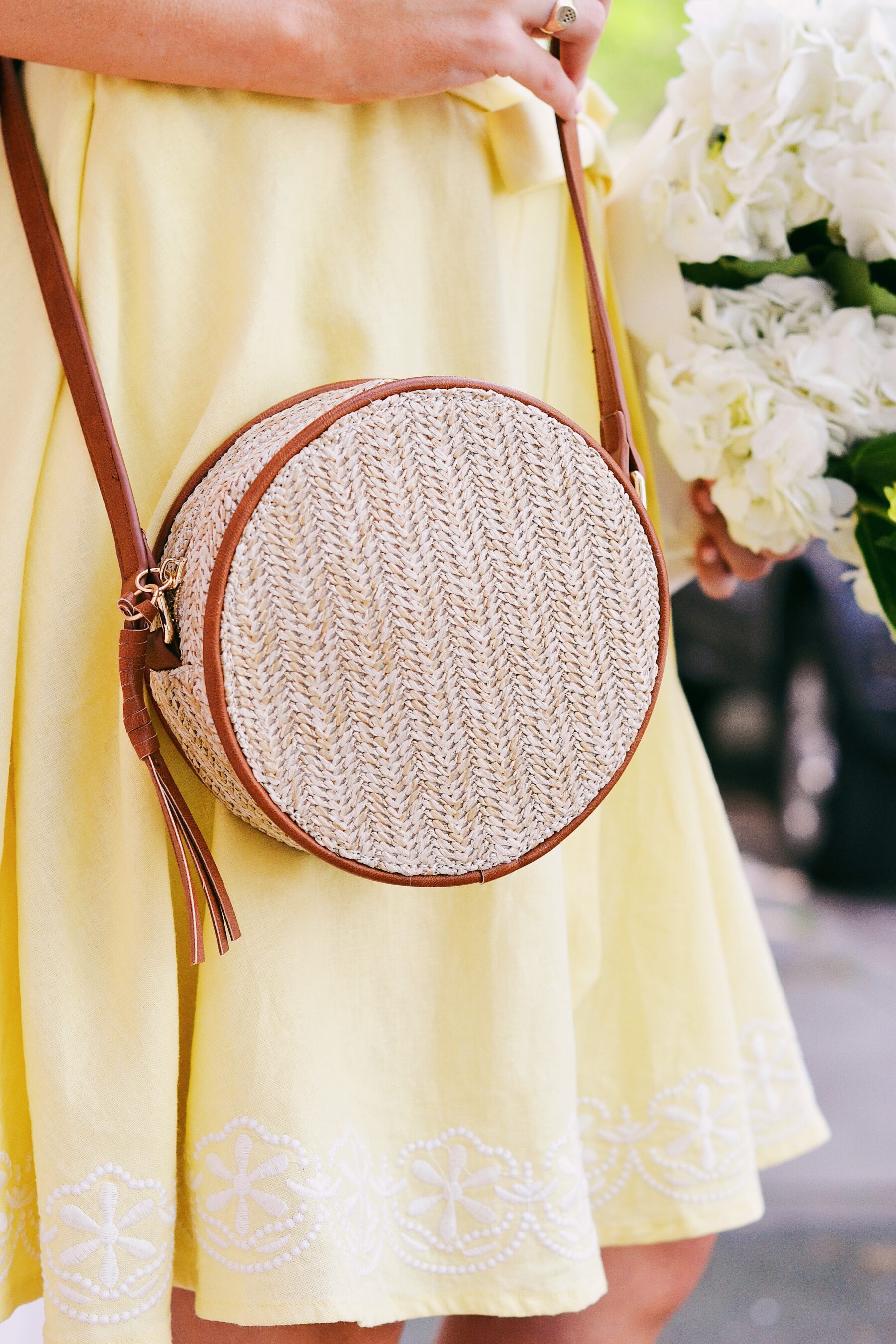 Yellow Sloane Ranger bow dress in Charleston