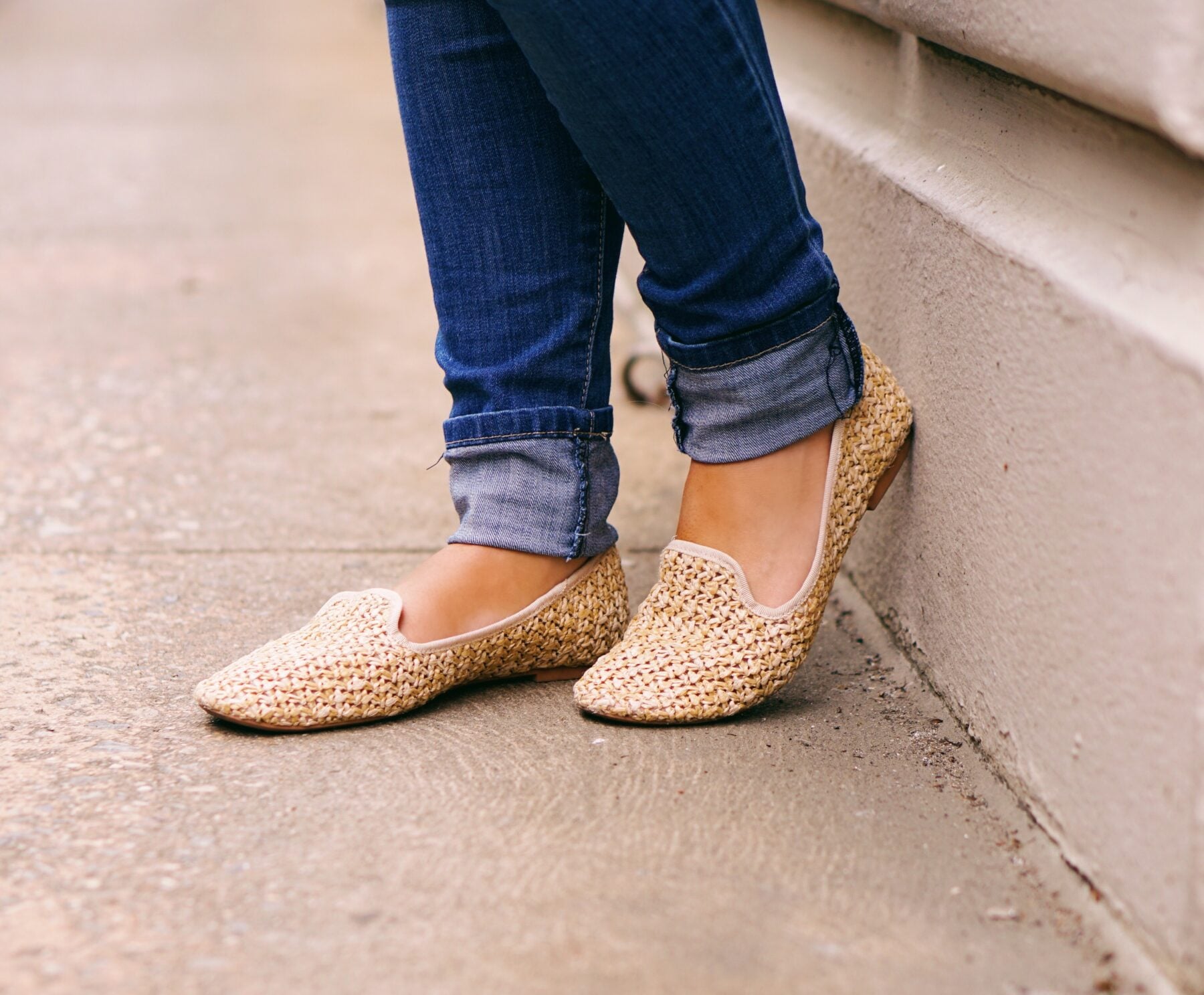 H&M raffia flats