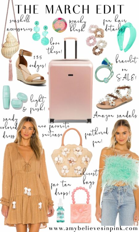 March Edit and Mexico spring break packing list