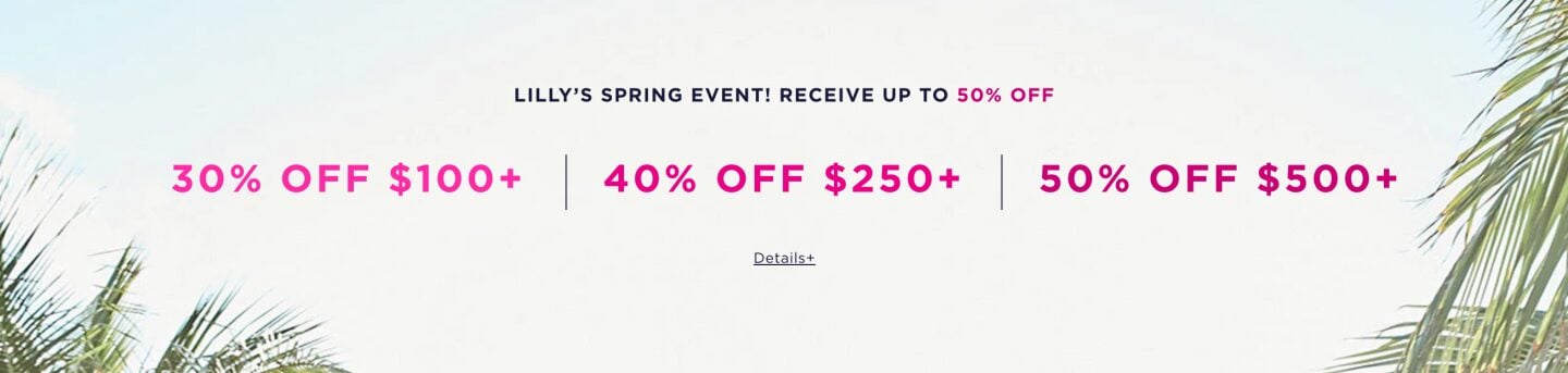 Lilly Pulitzer spring sale