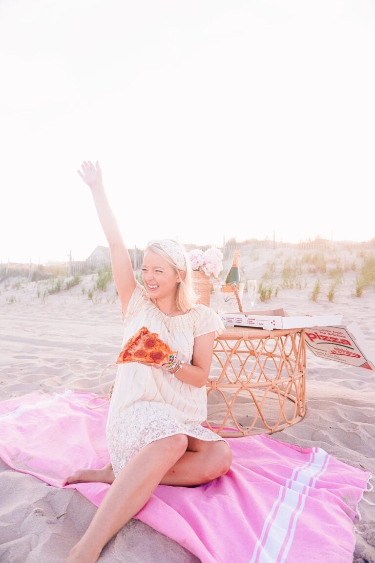 26th birthday beach picnic on Long Beach Island, NJ