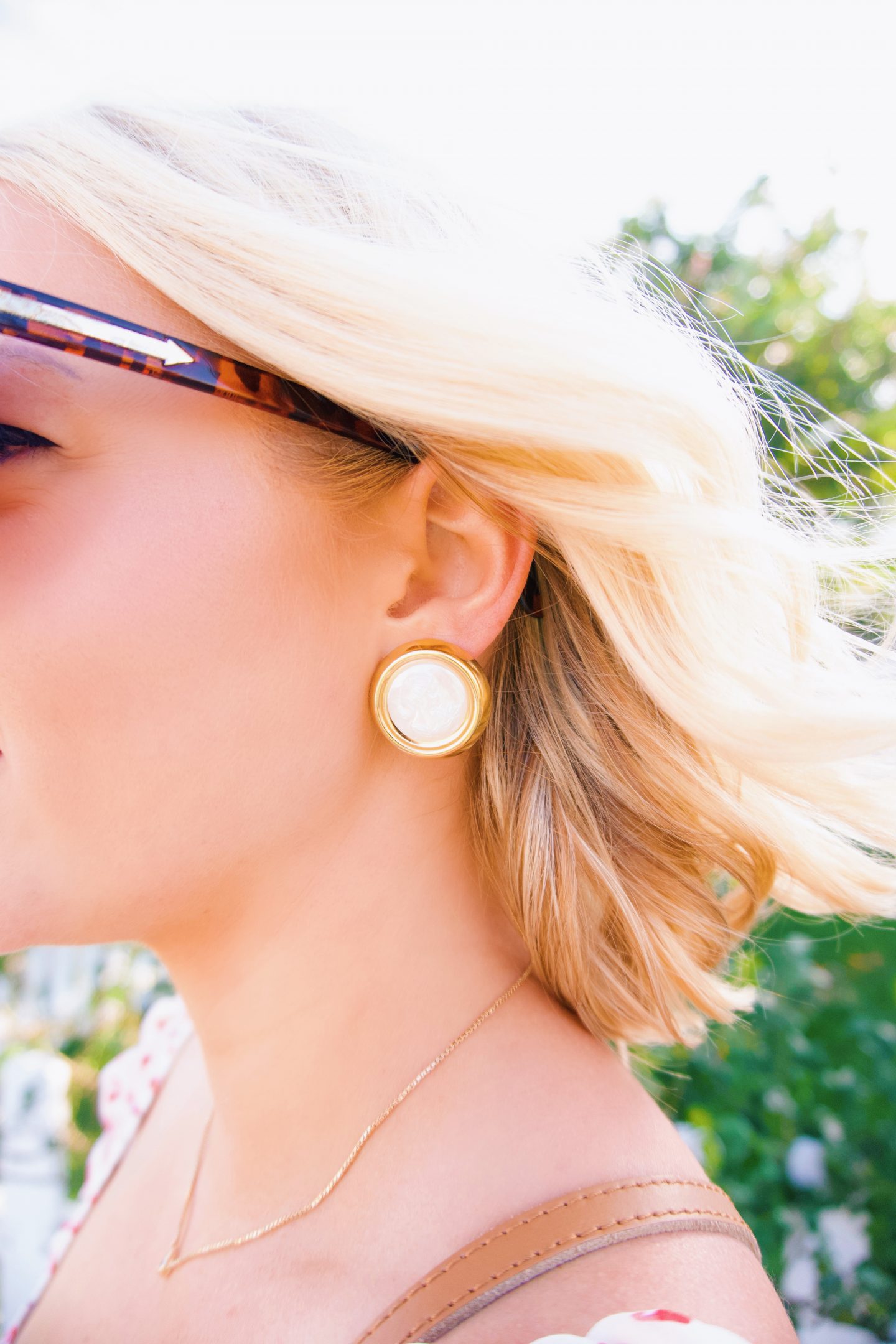 Neely Phelan iridescent stud earrings