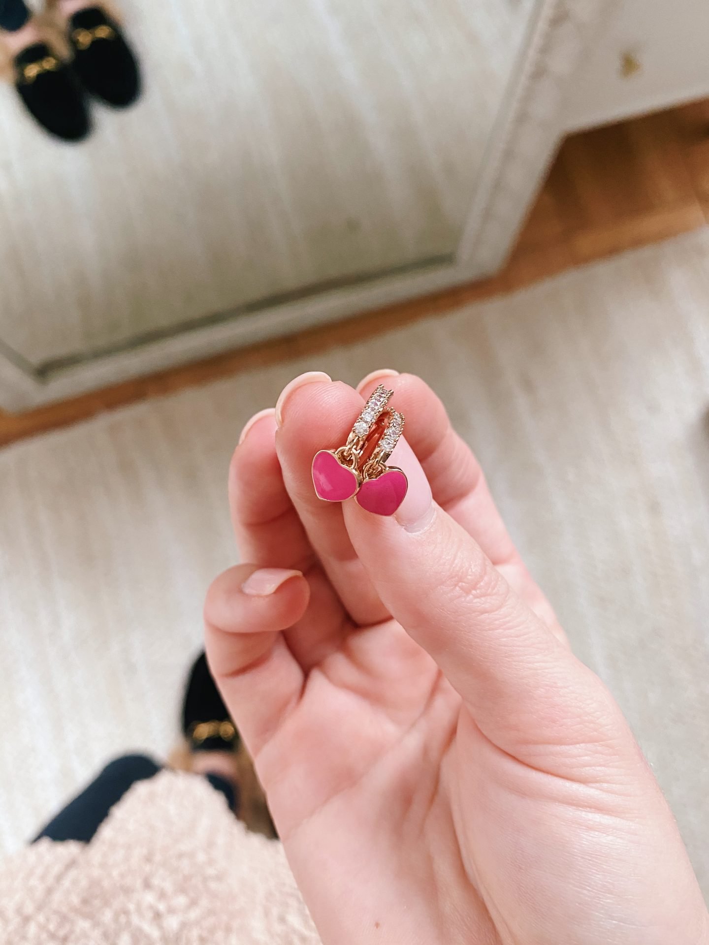 Amazon heart huggie earrings