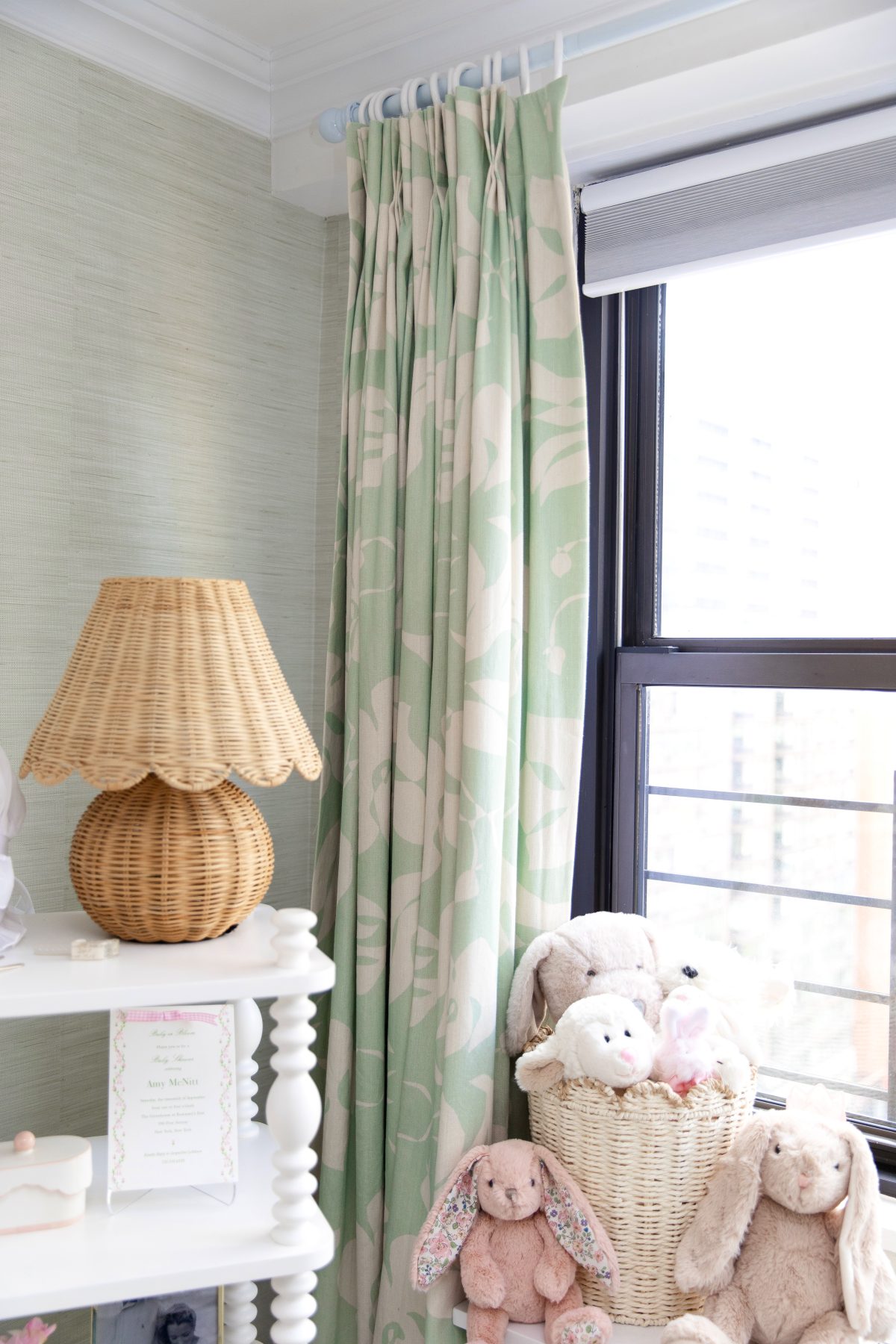 Pink and green nursery Amy Littleson McNitt baby nursery