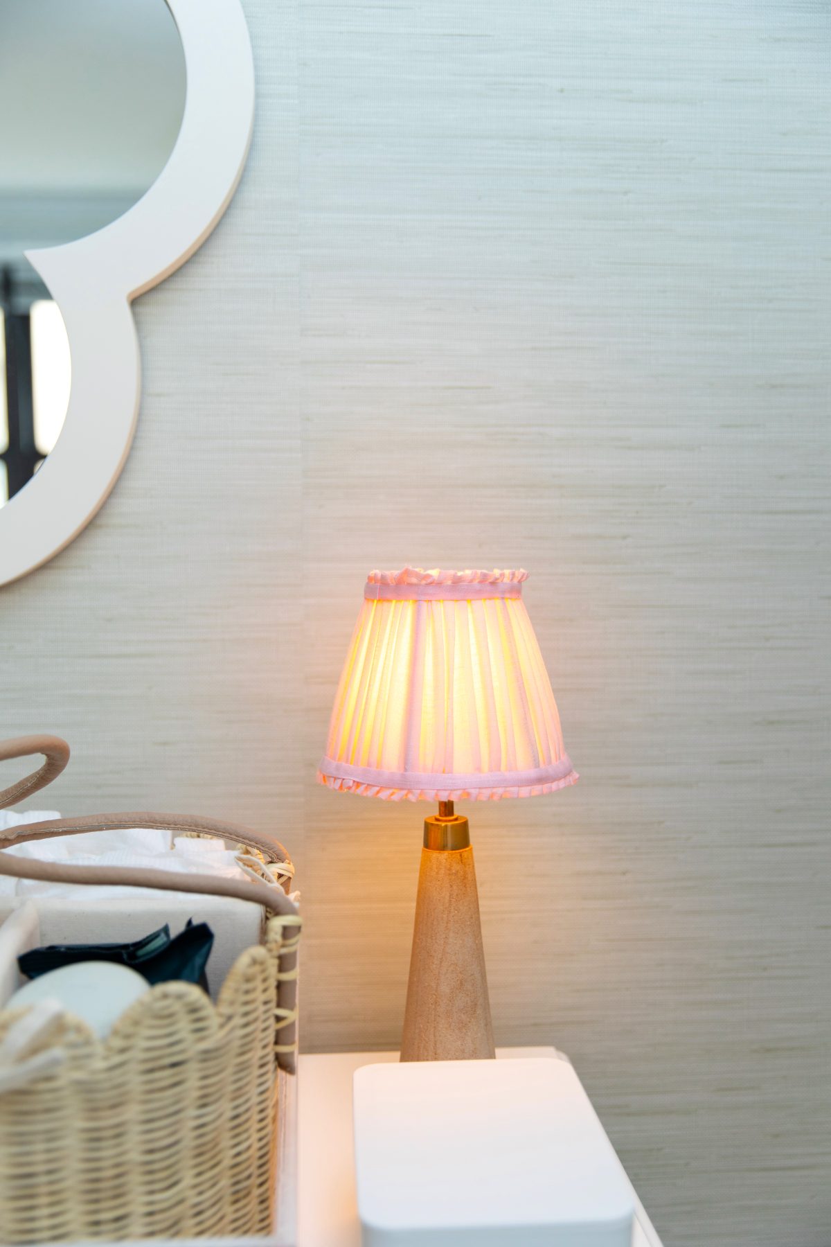 Pink and green nursery Amy Littleson McNitt baby nursery