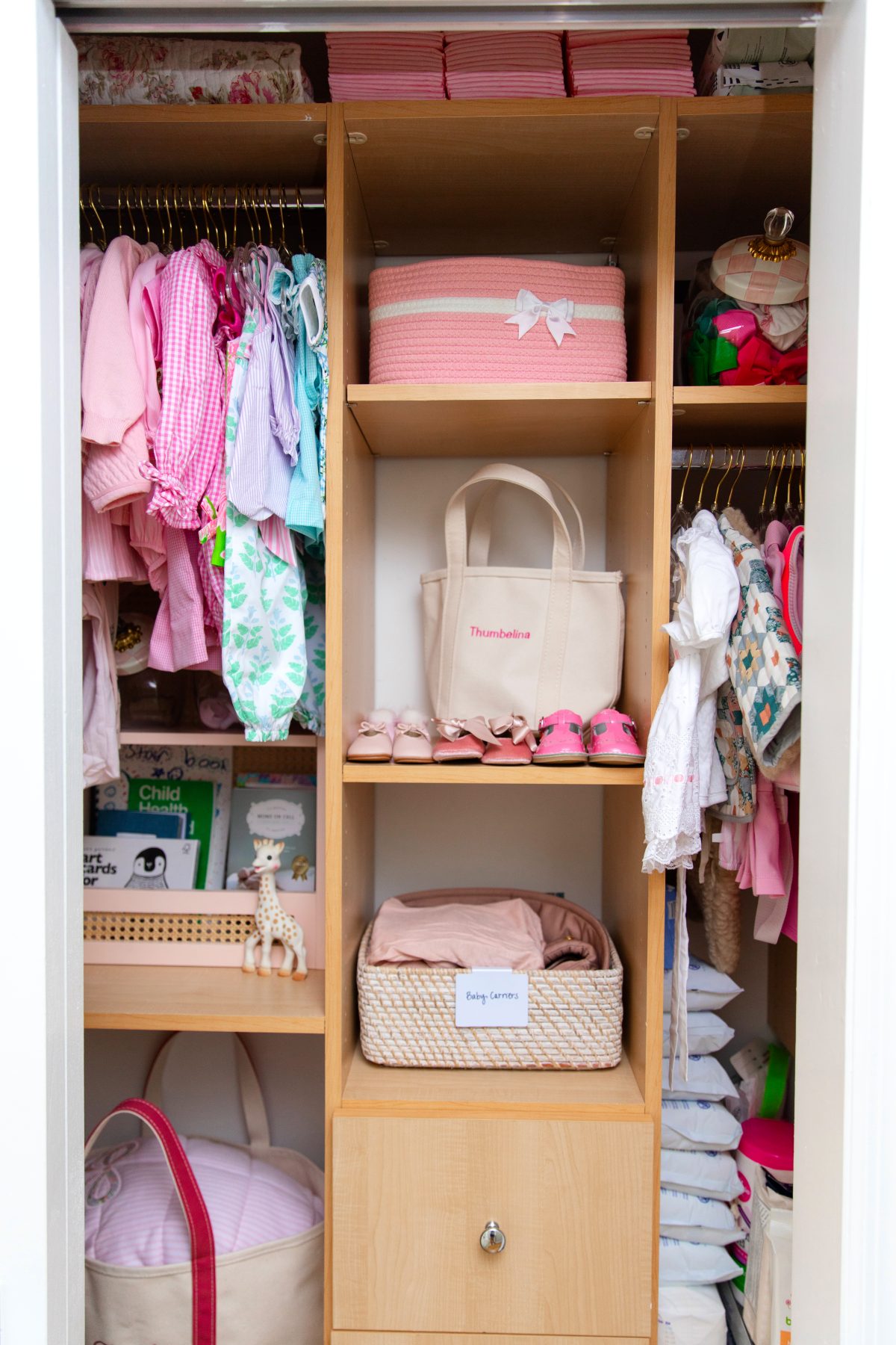 Pink and green nursery Amy Littleson McNitt baby nursery