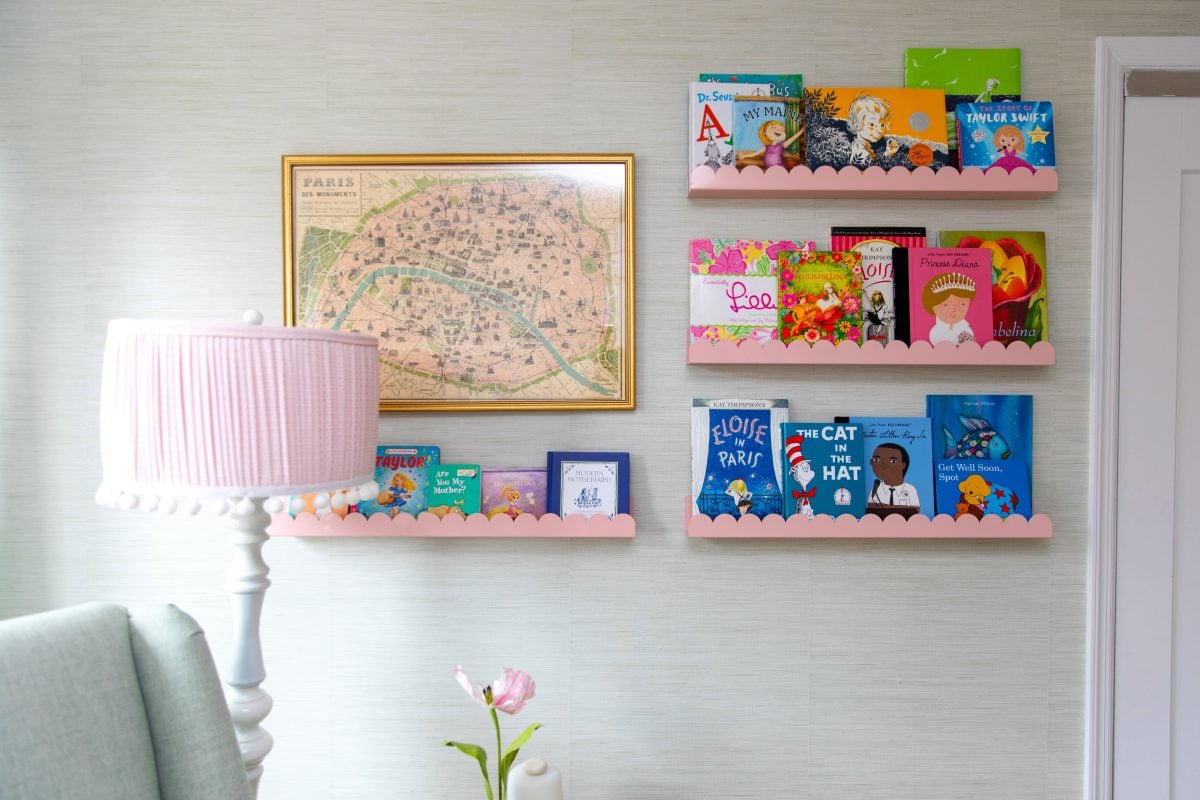 Pink and green nursery Amy Littleson McNitt baby nursery